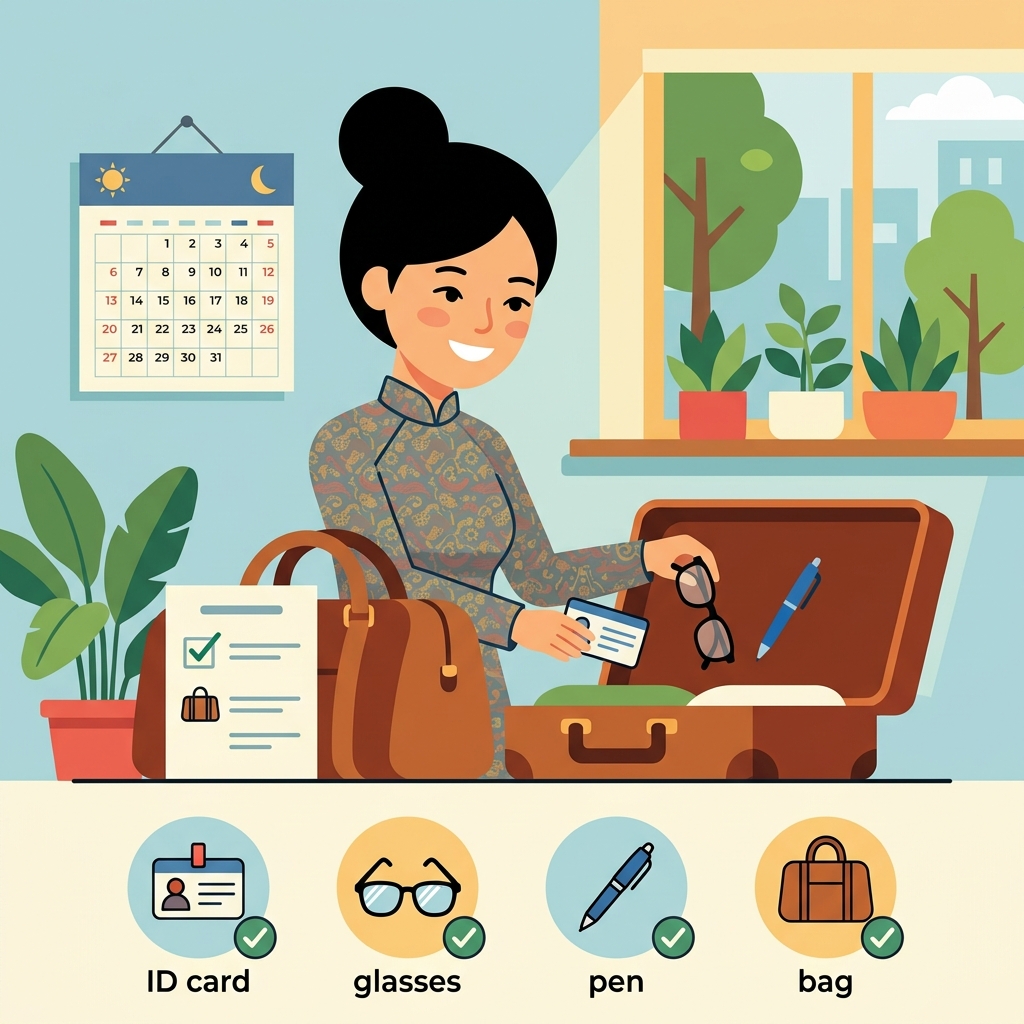 Chuẩn bị trước ngày thi GPLX